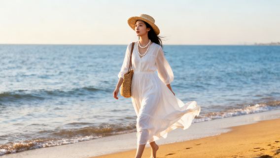 Qingdao senior Bathing Beach Travel Photography[Follow-up photography, parent-child photos, couple, girlfriends, children, family travel photos]