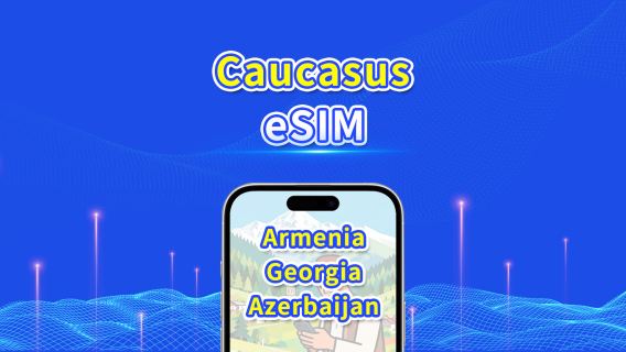 Caucasus eSIM | 4G | Daily/Total Data Package | 1-30 days | 24-Hour Billing | QR code