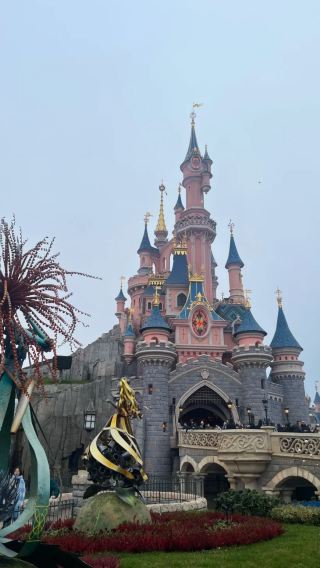 Disneyland Paris + Walt Disney Studios Park 1-day tour, including 2-park pass + round-trip transfer · No guide