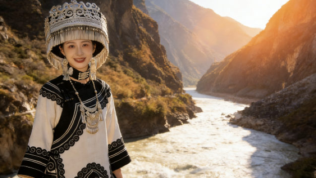 Tiger Leaping Gorge [8-18 people group + First bay of the Yangtze River + Genuine no-shopping tour + Complimentary meal] 1-day tour