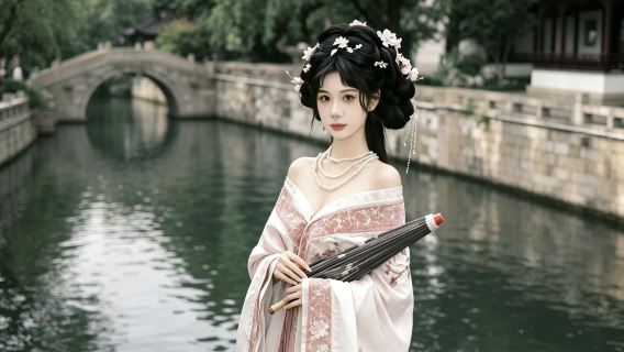 Suzhou Shilixun makeup · Zhouzhuang branch (hanfu ancient-style makeup and styling experience + outdoor photography service)