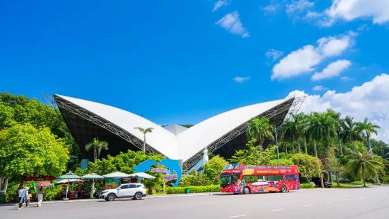 Ha Long CitySightseeing bay bus tour (open-top sightseeing + Bai Chay Bridge visit + karst seascape viewing)