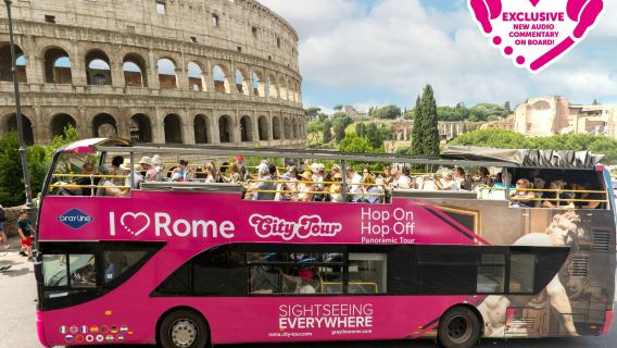 I Love Rome: Hop-on Hop-off Panoramic Bus Tour