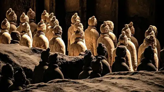 กองทัพทหารดินเผาซีอานและพระราชวังหัวชิง + การทำรูปปั้นดินเผา|ทัวร์กลุ่มเล็ก