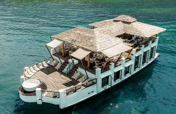 加亞島海上漂浮俱樂部 沙巴之星海上移動樂園/全景視野