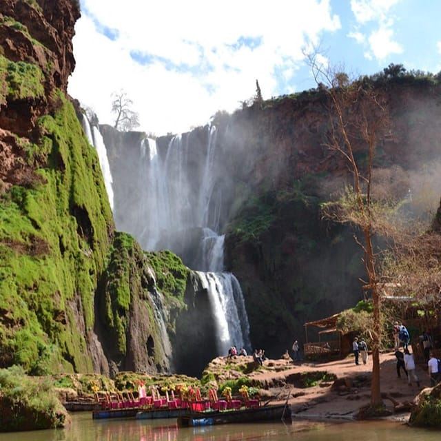 Incredibili cascate di Ouzoud da Marrakech con giro in barca