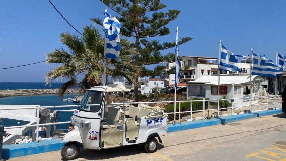 Kreta: Malia, Potamos Strand og Sissi Tuk Tuk Tur