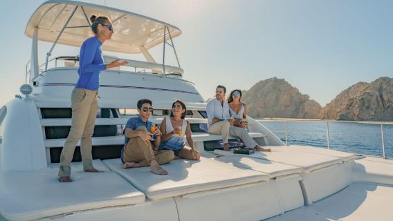 Cabo San Lucas: Luxury Catamaran Whale Watching Experience