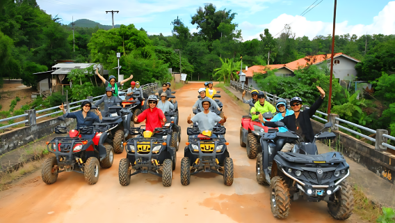 Aventure en VTT et rafting en eaux vives à Chiang Mai avec option spa