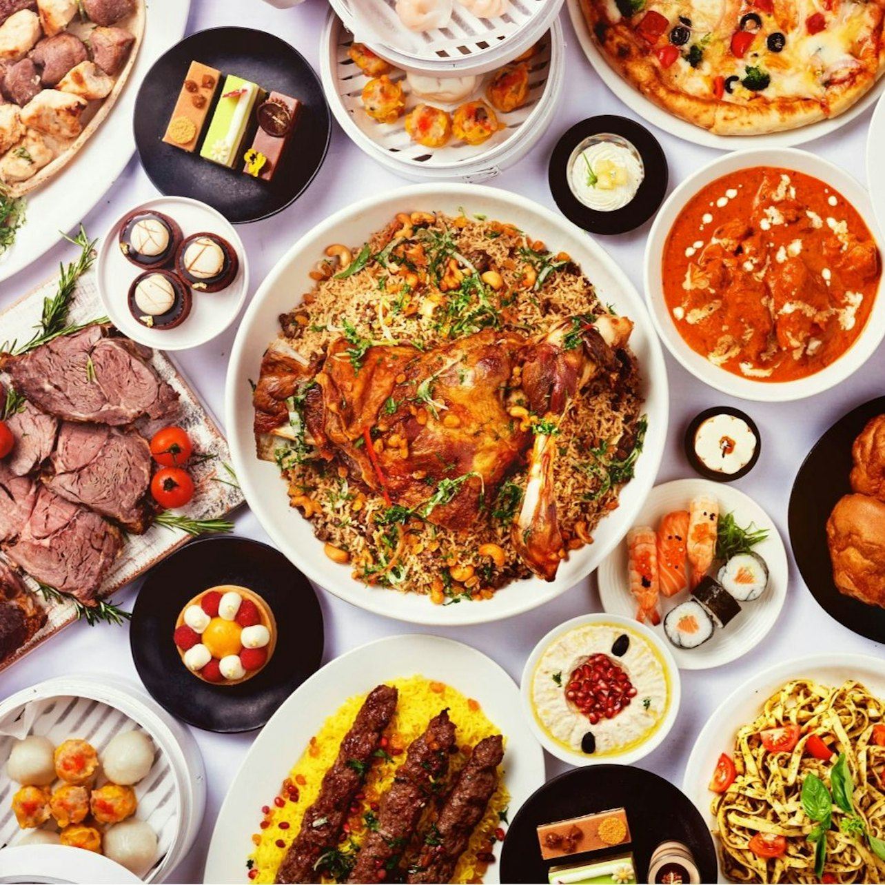 Dubai: Kaleidoscoop Dinerbuffet bij Atlantis The Palm