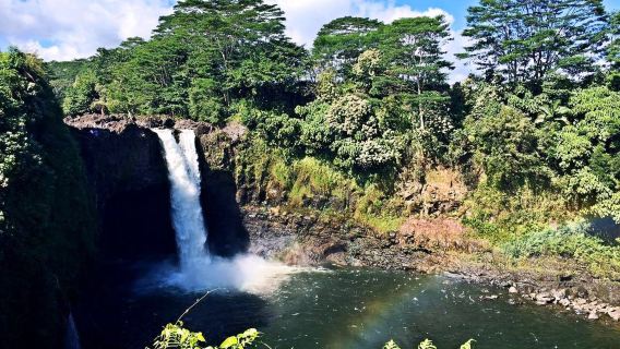 中文包車·夏威夷大島火山國家公園+彩虹瀑布一日遊·上門接送