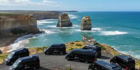 【當地車隊】墨爾本大洋路+十二門徒巖+倫敦橋一日豪華賓士小團