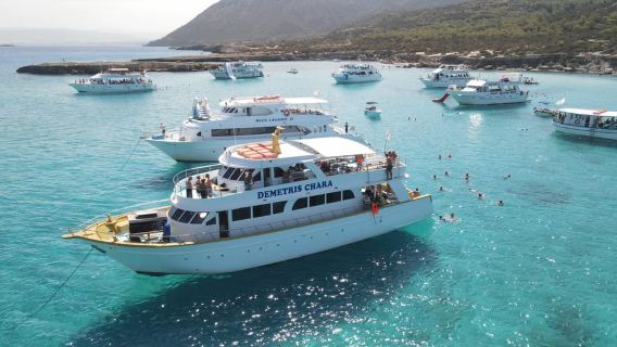 Polis: Blue Lagoon Boat Tour with Optional Barbecue Lunch