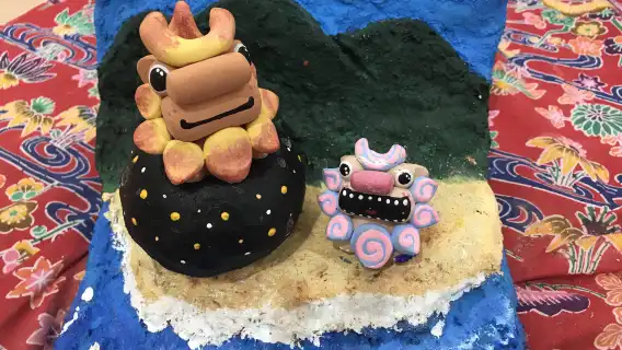 沖繩風獅爺體驗琉球窯