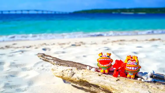 Okinawa sightseeing bus: Tropical Botanical Garden + Kouri Island + Cape Manzamo + American Village 1-day tour