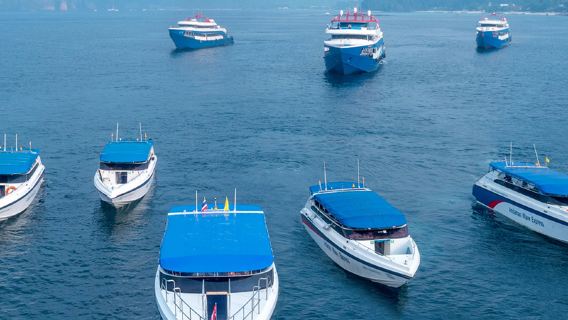 Билет на катер в одну сторону/туда и обратно между Пхипхи (Тонсай) и Пхипхи (Леамтонг) - Andaman Wave Master, билеты на транспортные катера в Андаманском море