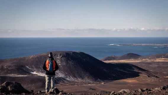 Excursion de hockey sur les volcans de la péninsule de Reykjavik, en Islande (Aller-retour Reykjavik)