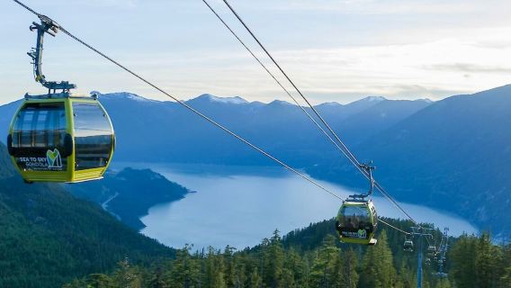 ตั๋วนั่งกระเช้าลอยฟ้าจากทะเลสู่สกายกอนโดลาไป - กลับ ( Sea to Sky Gondola)
