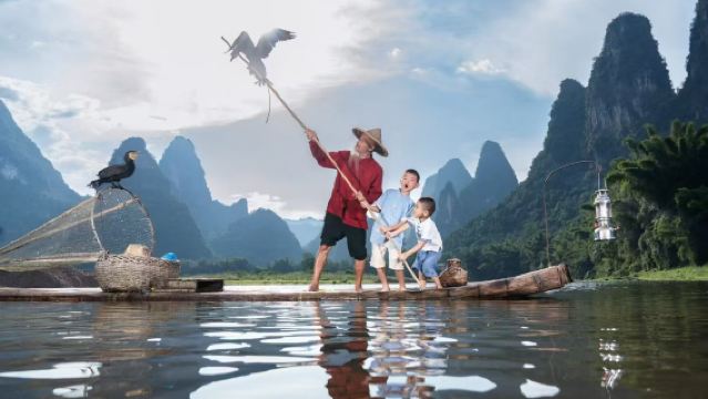 1-4人私人導覽|拼小團灕江風景名勝區興坪古鎮+相公山陽朔十里畫廊遇龍河