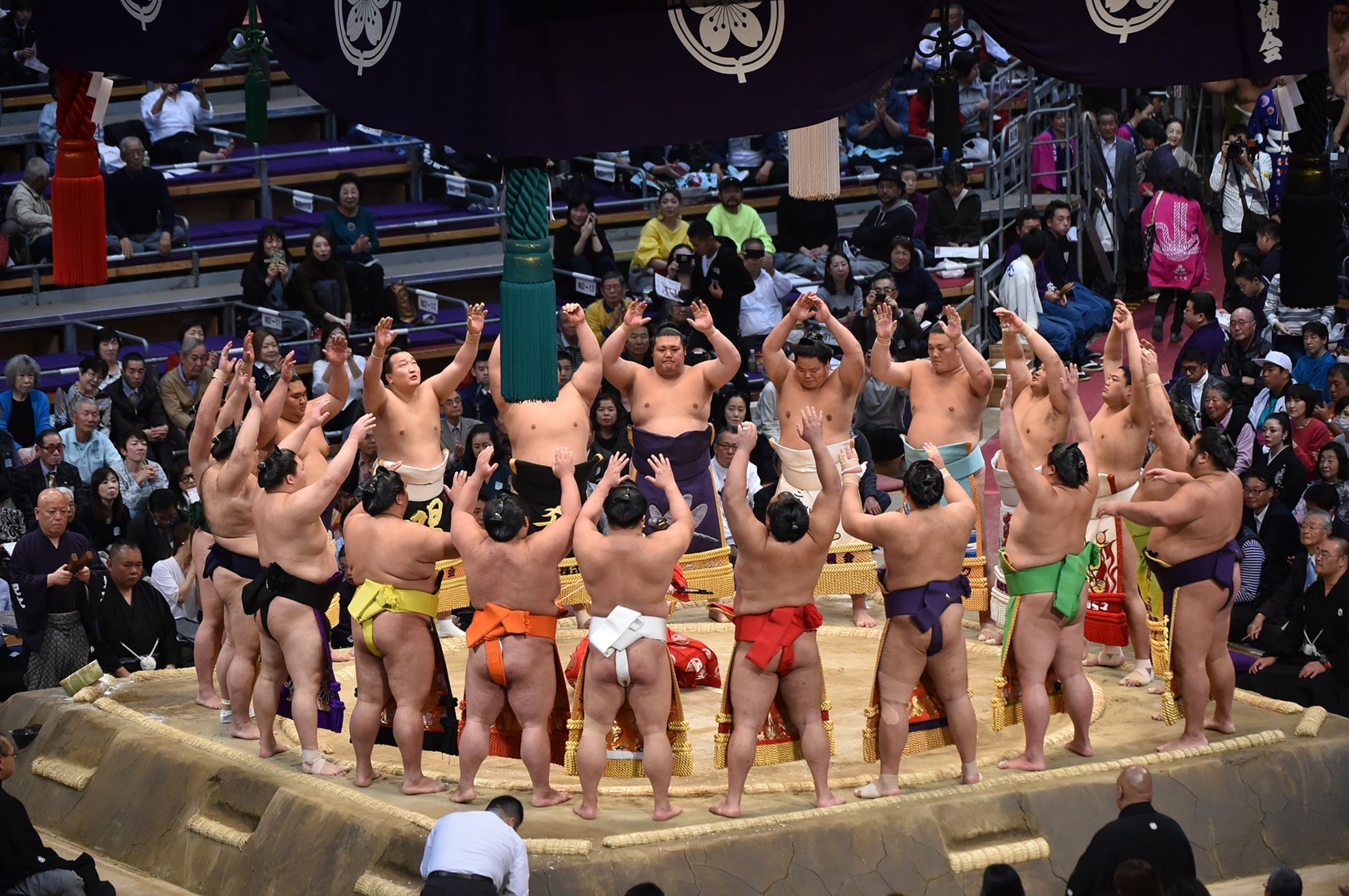 Grand Sumo Tournament Experience: Tokyo Venue · Ryogoku Kokugikan National Sumo Arena · Includes Fun Sumo Merchandise