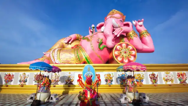 曼谷水門寺+暹羅古城+三頭神像博物館一日遊丨中英日三語導遊