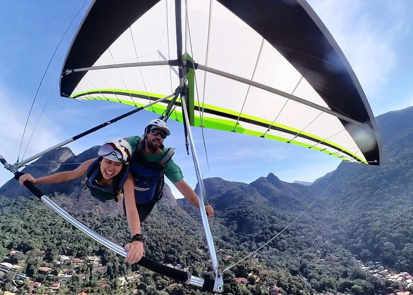 Paragliding/Hang Gliding Experience at Christ the Redeemer in Rio de Janeiro [Rio Hang Gliding Adventure]