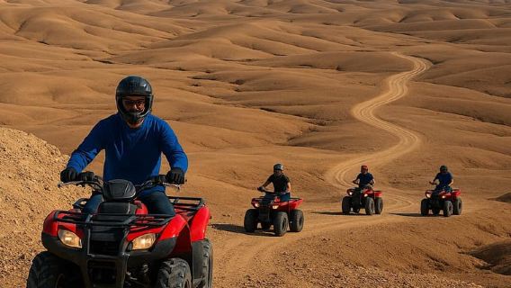 Marrakech: Agafay Desert Quad & Camel Rides with Dinner Show