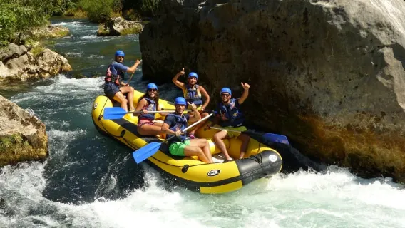 Fiume Cetina: tour di rafting e cliff jumping