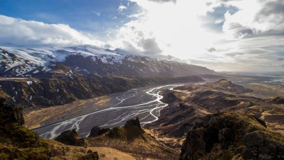 Super Jeep fuoristrada a Þórsmörk: tour di un giorno nella Valle di Thor, nel Canyon Glaciale e alle Cascate