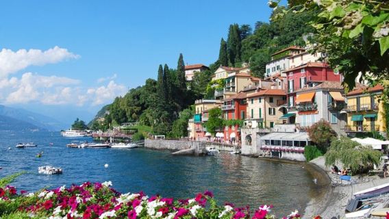 perjalanan satu hari ke Danau Como, Italia + Bellagio + Lugano, Swiss|pulang pergi ke Milan|Termasuk kapal pesiar