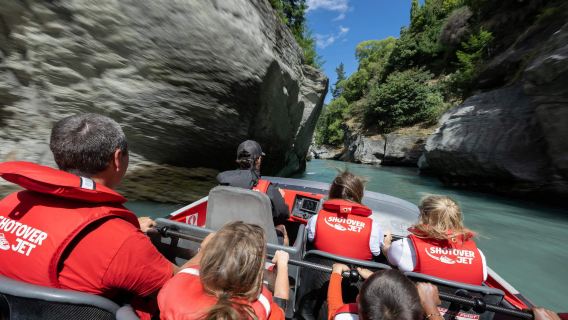 Giro in motoscafo di 25 minuti sul fiume Shotover a Quilpie, Nuova Zelanda | Esperienza adrenalinica sul fiume Shotover