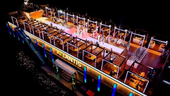 Oriental atlantis sea and sky rooftop restaurant in Pattaya