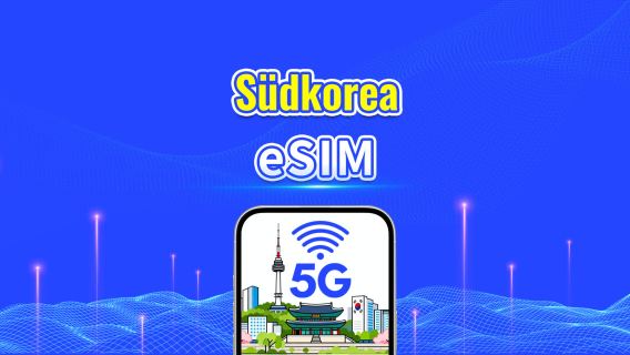 Südkorea 5G eSIM | Multi-Netz-Abdeckung | Tages-/Gesamt-Datenpaket | 1–30 Tage | Kalendertag-Abrechnung | QR-Code