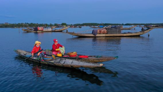 Nauti upeasta auringonnoususta Tam Giangin laguunin maisemissa | alkaen Huế, VietNam