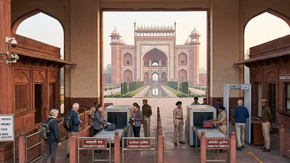 Taj Mahal & Agra Fort Skip-the-Line Tour with Entry Tickets & Guide