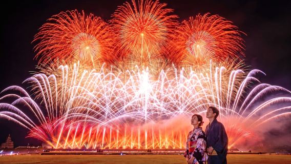 日本三大花火祭|大曲半日帰りツアー|大曲花火大会-秋の楽章