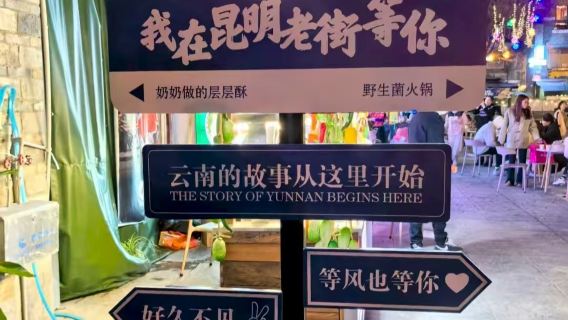 Circuit privatisé de la vieille ville de Kunming, du lac vert (Cuihu) et du marché