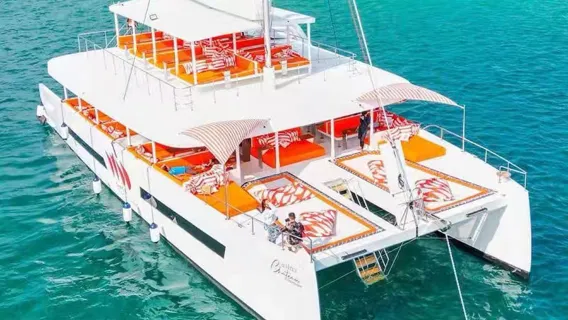 Pattaya Full-Day Catamaran Yacht Tour | 3 Remote Islands | Snorkeling, Sea Fishing & Sunset Cruise | Bamboo Island & Monkey Island | Hotel Transfers Included