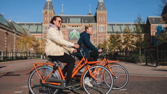 Amsterdam: Top Highlights Guided Bike Tour EN/DE/ES/FR/IT/CN