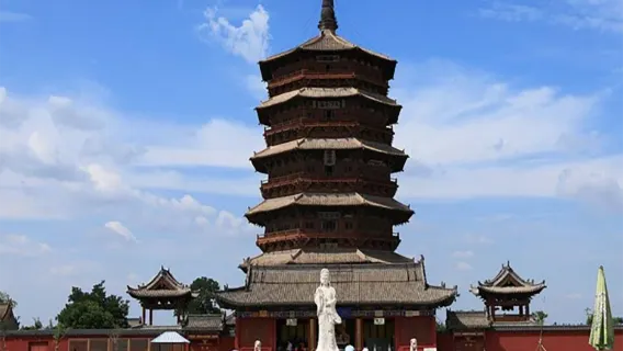 ※Perjalanan satu hari sewa kendaraan pribadi ke Kuil Gantung + Pagoda Kayu Provinsi Ying + Gua Yungang | Penjemputan dari area kota Datong