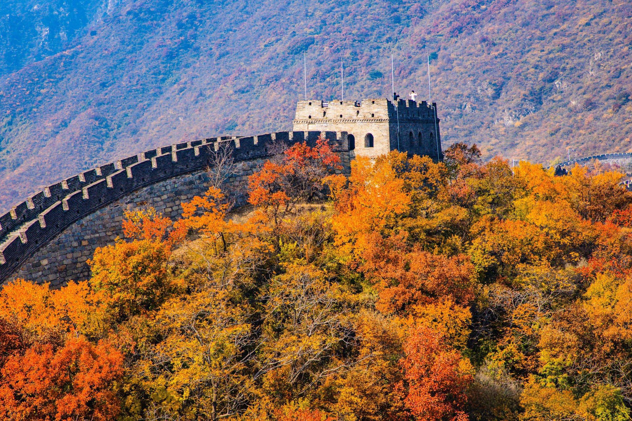 Excursión de un día a la Gran Muralla de Mutianyu y el Palacio de Verano en Pekín con visita guiada en inglés [incluye entrada a la Gran Muralla y visita guiada con explicaciones en inglés]