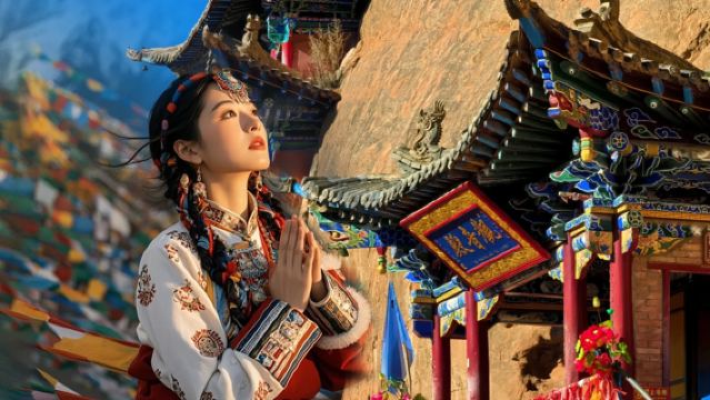 Lawatan separuh hari ke Kuil Kuda Zhangye [Kumpulan kecil 2-8 orang/Penjemputan dari bandar/Tinggal lama]