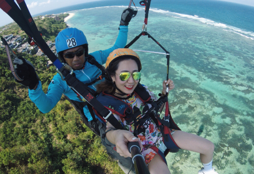 Paragliding Experience in Bali with Optional Pickup|Optional base|Complimentary video recording
