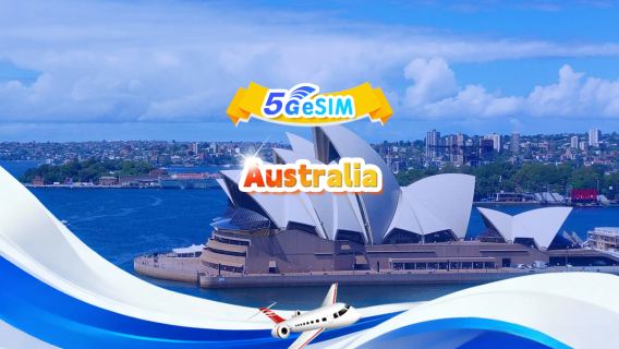 eSIM 5G/4G de Australia | Paquete diario/Paquete total | 500MB/día-total 30GB | 1-30 días | QR code