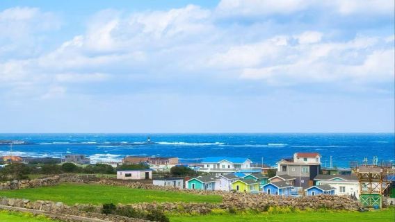 濟州島柱狀節理帶+泰迪熊博物館+天帝淵瀑布+獨立岩+西歸浦