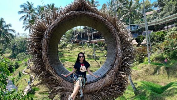 Afternoon tour in Ubud: Tegalalang rice terrace + Ubud palace 1-day tour | Fire dance show optional