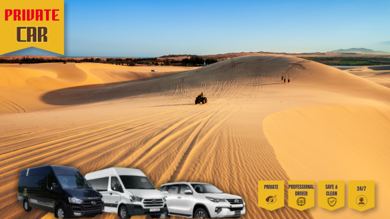 Carro privativo com motorista da Cidade de Ho Chi Minh para Phan Thiet (Mui Ne)