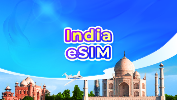 India eSIM 5G | Pacchetti giornalieri/Pacchtti a dati totali | 1-30 giorni | Validità a 24 ore | Codice QR