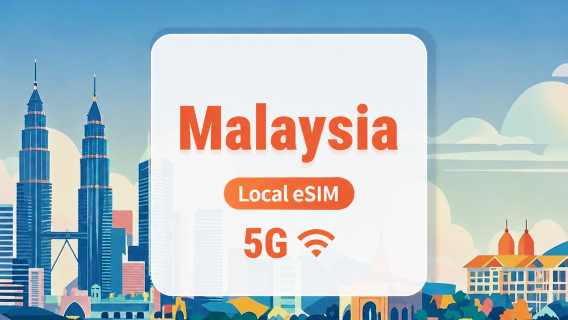 Malezja 5G eSIM | Lokalne IP • Wszystkie AI & TikTok | 1–30 dni | Kod QR