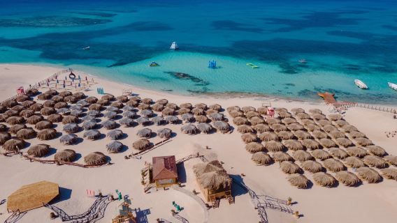 Hurghada: Lyxig Paradise Island-båttur med 3 timmar på ön & lunch